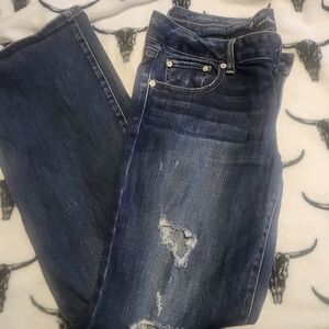 American Eagle Outfitters Dark Blue Boot Cut Jeans